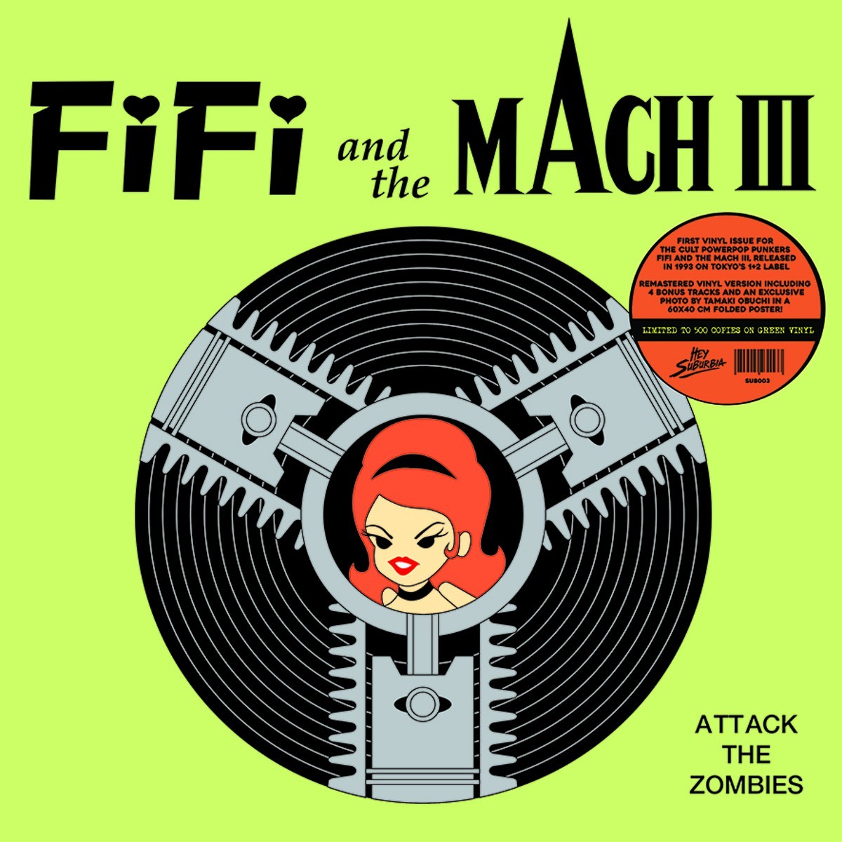 Fifi & Mach III - Attack The Zombies (Green Vinyl)