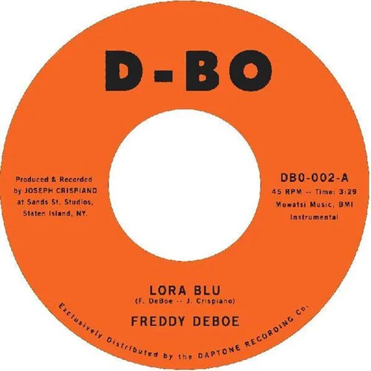 Freddy Deboe - Lora Blue / Lost At Sea