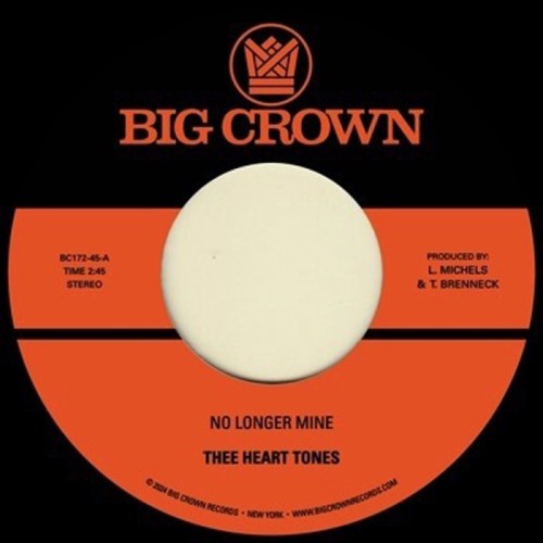 Thee Heart Tones - No Longer Mine B/W Cry My Tears Away