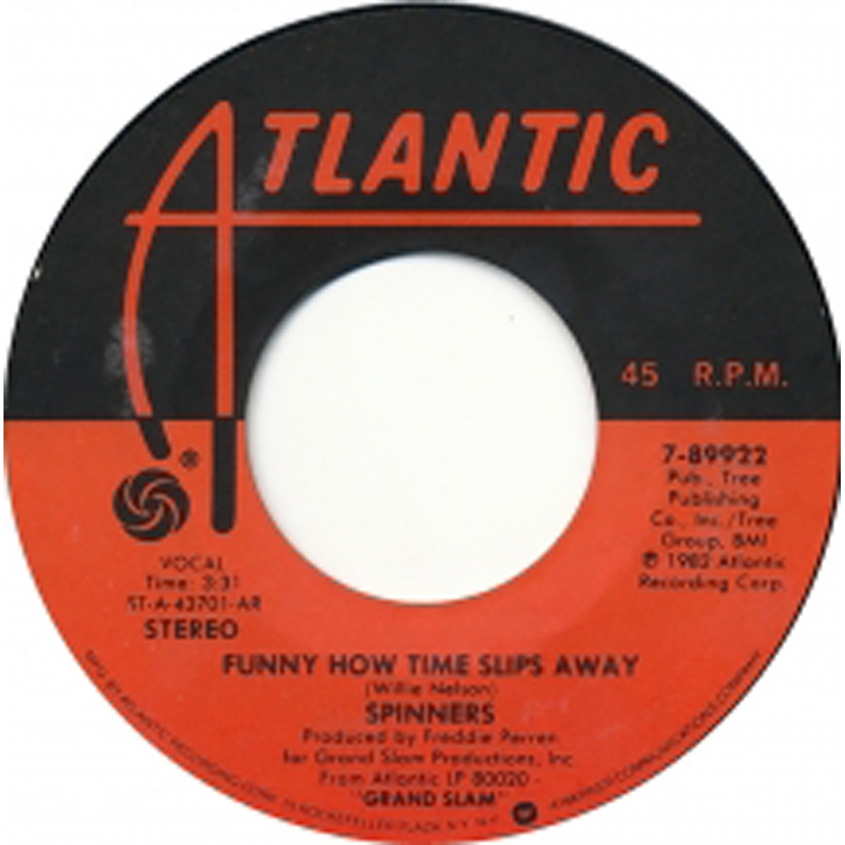 The Spinners - I'm Calling You Now B/W Funny How Time Slips Away