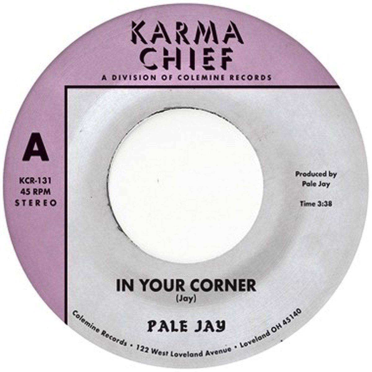 Pale Jay - In Your Corner B/W Bewilderment