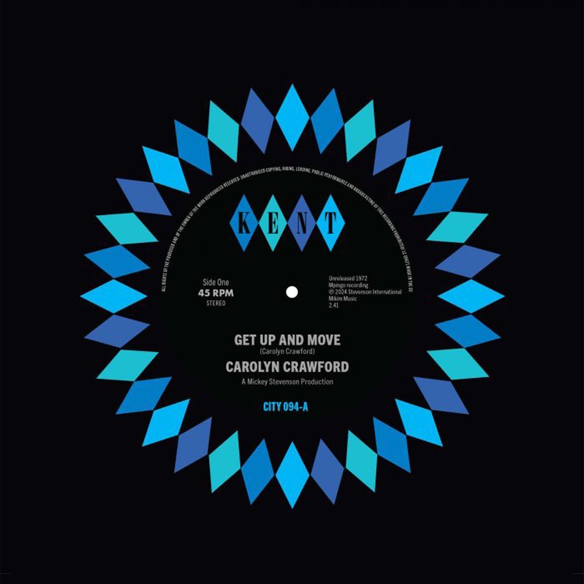 Carolyn Crawford - Get Up And Move / Sugar Boy