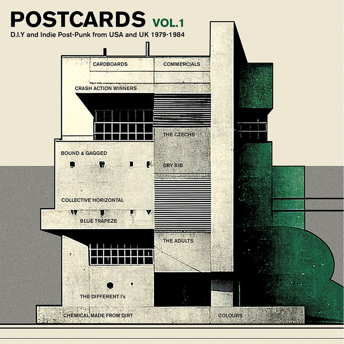 Various Artists - Postcards Vol 1: DIY & Indie Post Punk From USA & UK 1979-1984