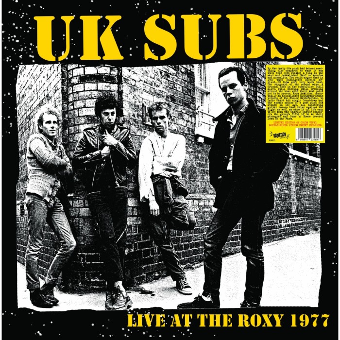 U.K. Subs - Live At The Roxy - Rsd 24 (Yellow Vinyl)