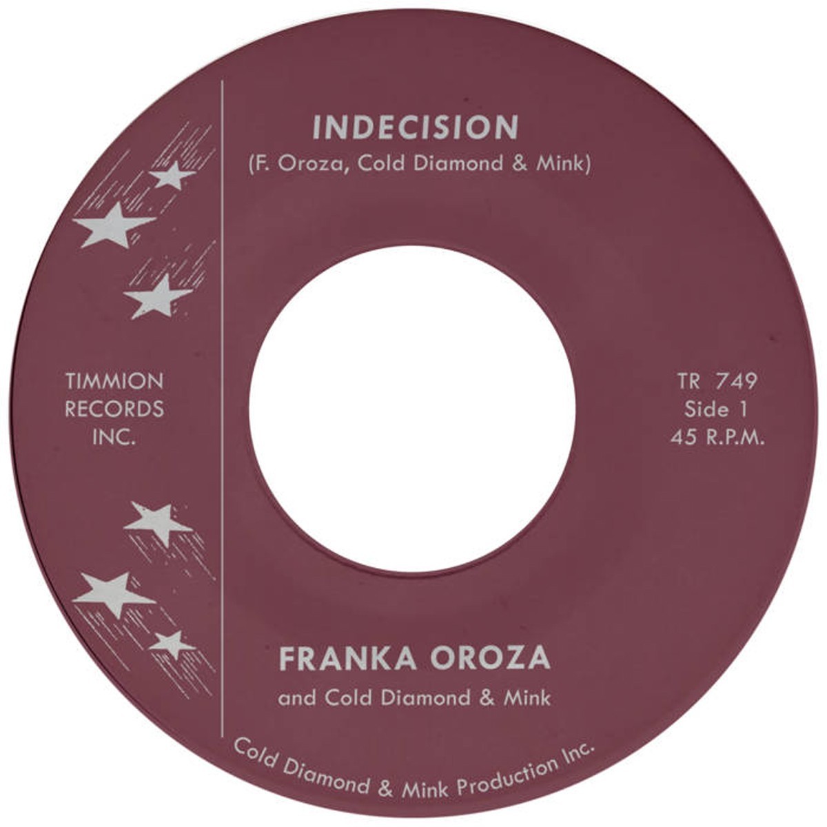 Franka Oroza & Cold Diamond & Mink - Indecision (Pink Vinyl)