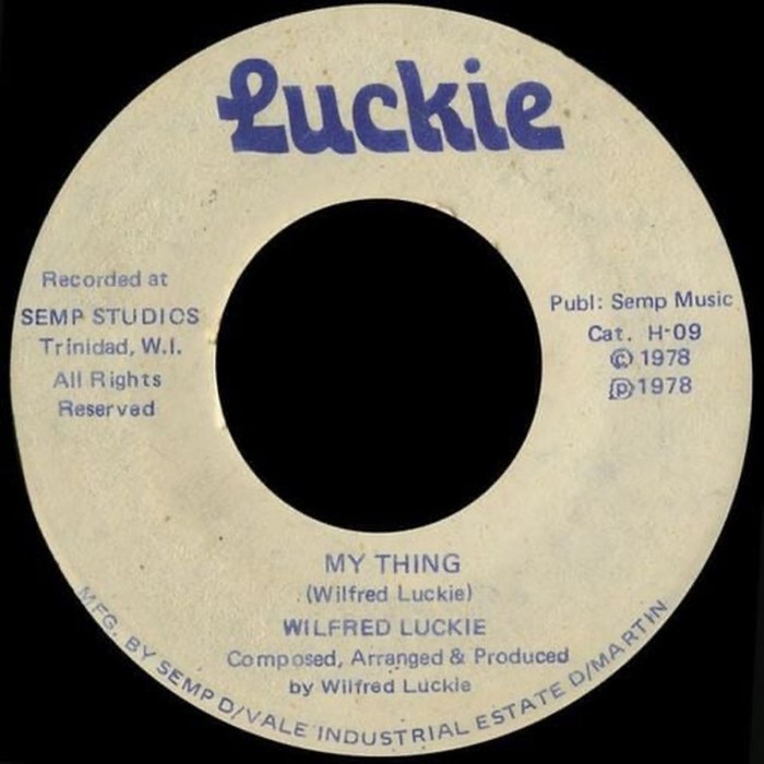 Wilfred Luckie - My Thing B/W Wait For Me
