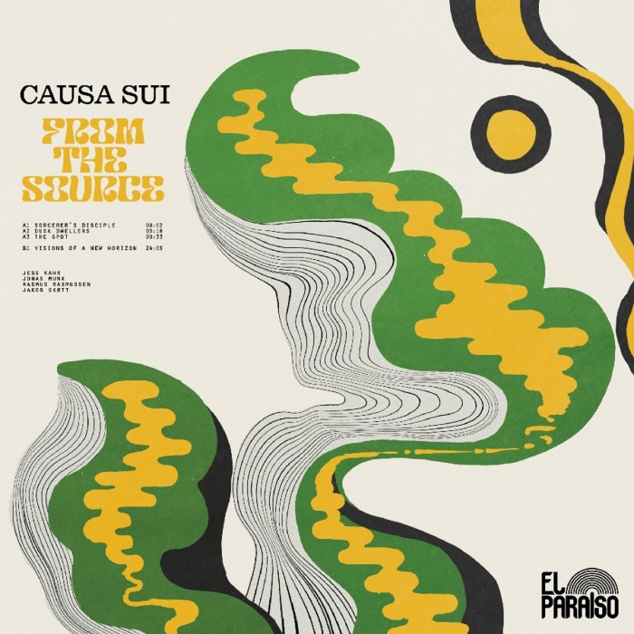 Causa Sui - From The Source (Yellow/Green W/White Splatter)