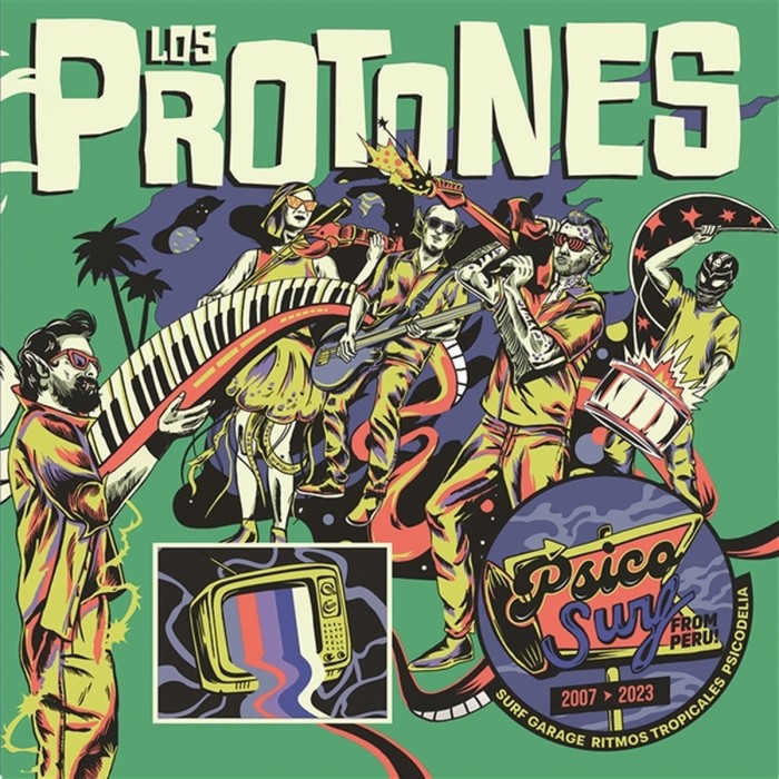 Los Protones - Psico Surf (Splatter Vinyl)