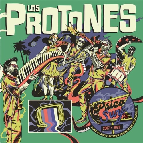 Los Protones - Psico Surf (Splatter Vinyl)
