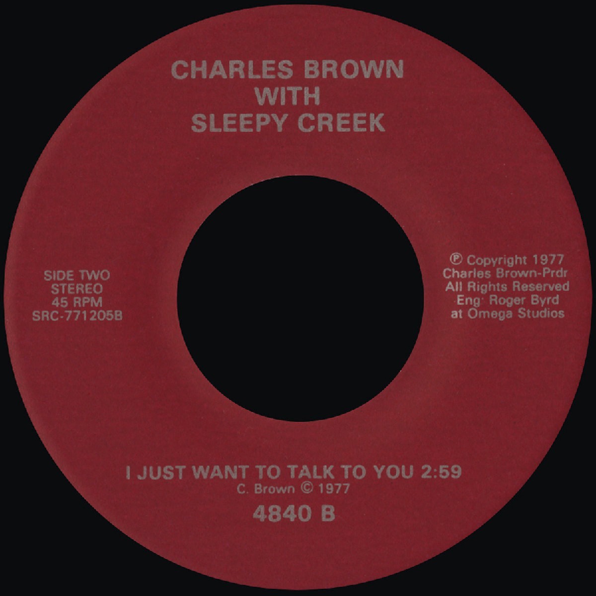 Charles Brown - I Just Want To Talk To You