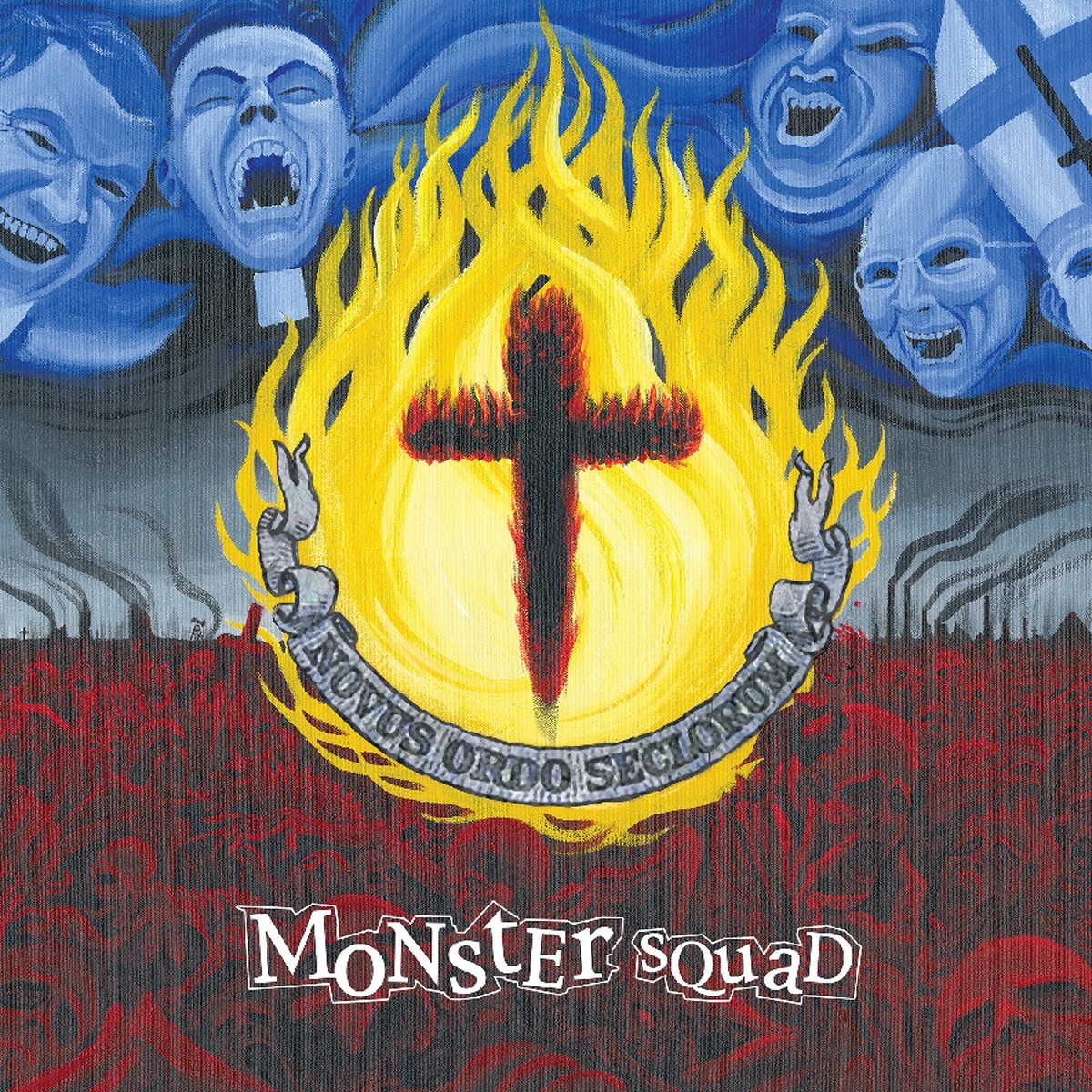Monster Squad - Fire The Faith (Red With Neon Yellow Splatter Vinyl)