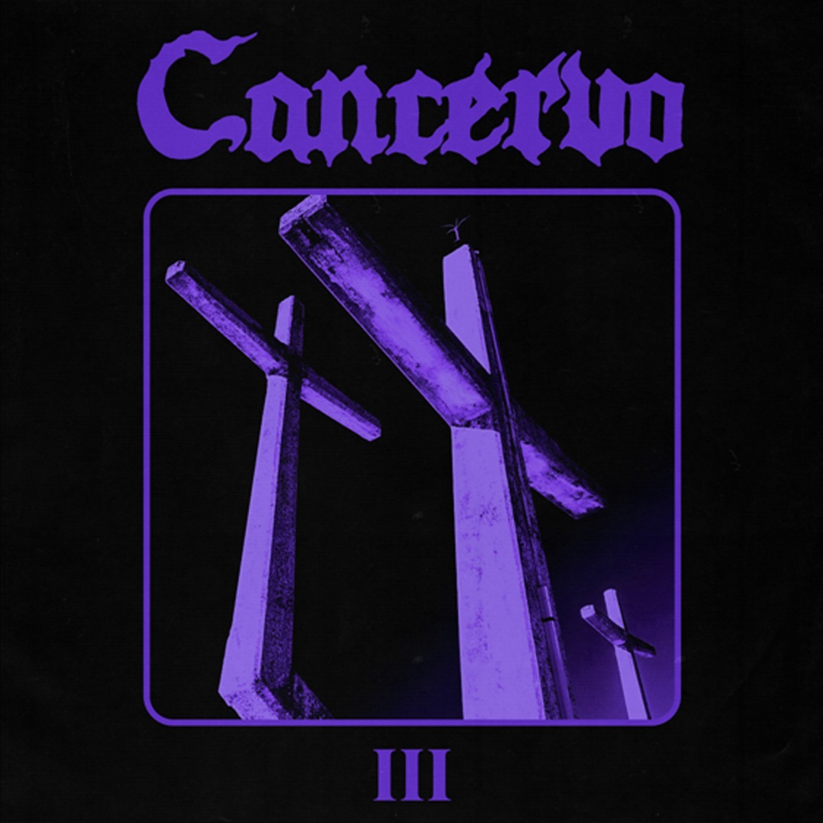 Cancervo - III (Transparent With Black/Purple Splatter)