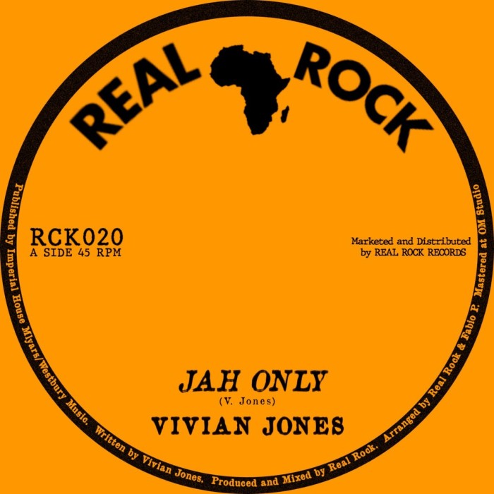 Vivian Jones - Jah Only / Guidance Dub