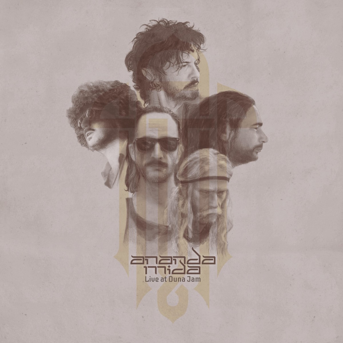 Ananda Mida - Live At Duna Jam (Side A - Side B Black/Yellow/Orange Vinyl)