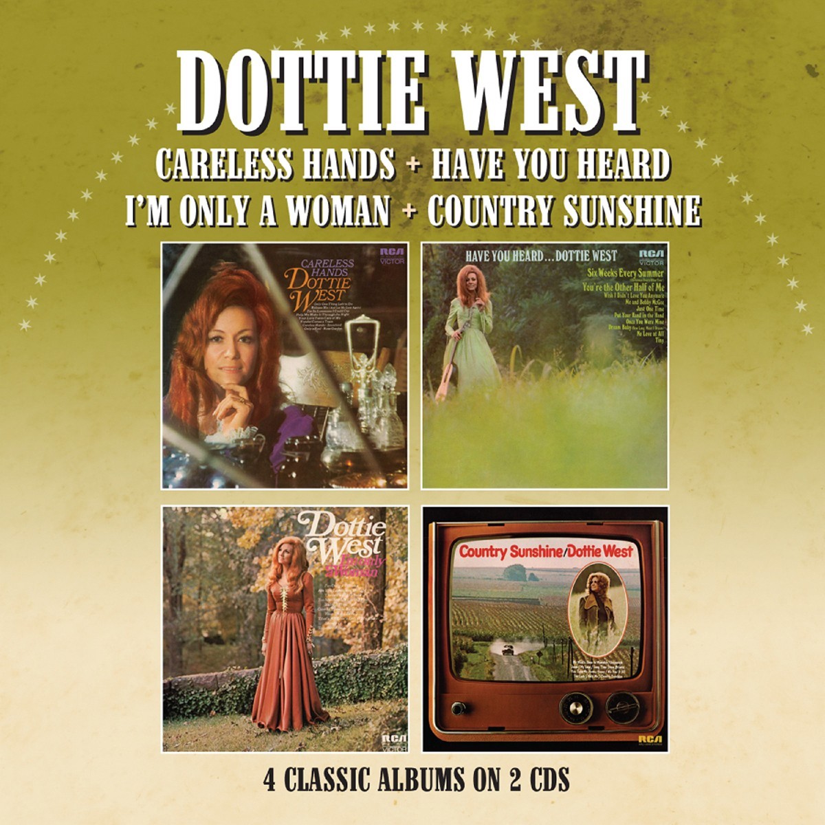 Dottie West - Careless Hands / Have You Heard / I'm Only A Woman / Country Sunshine