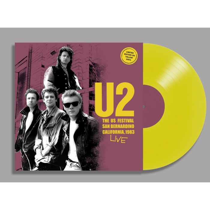 U2 - San Bernardino, California, 1983 - Live Radio Broadcast (Yellow Vinyl)