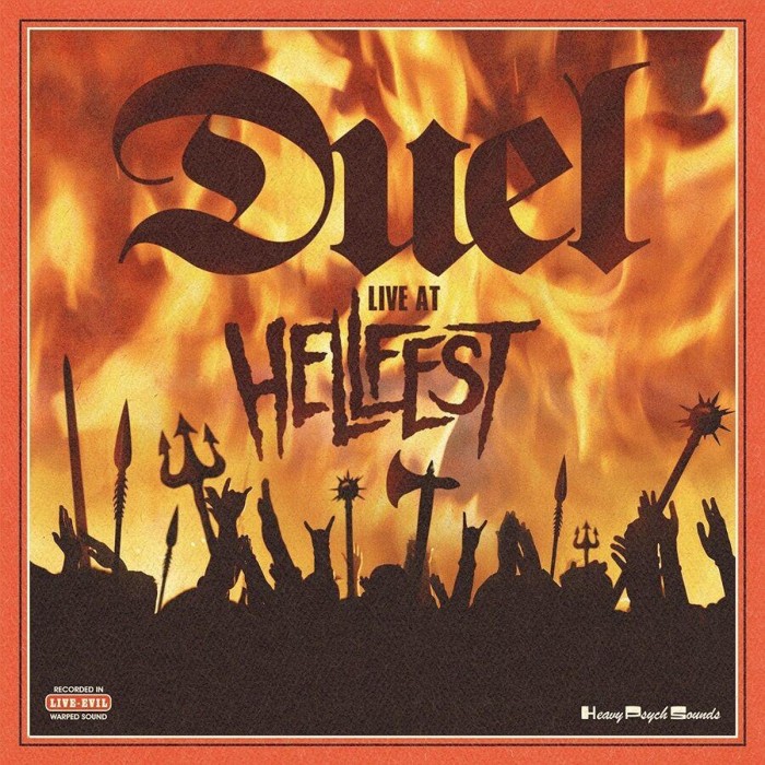 Duel - Live At Hellfest (Color In Color Transparent-Orange-Black Splatter Vinyl)