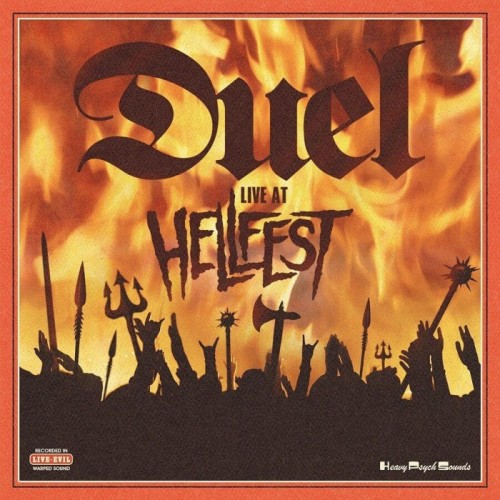 Duel - Live At Hellfest (Color In Color Transparent-Orange-Black Splatter Vinyl)