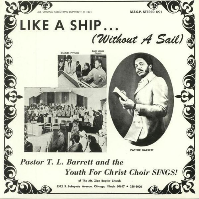 Pastor T. L. Barrett & The Youth For Christ Choir - Like A Ship (Without A Sail - Splatter Vinyl)