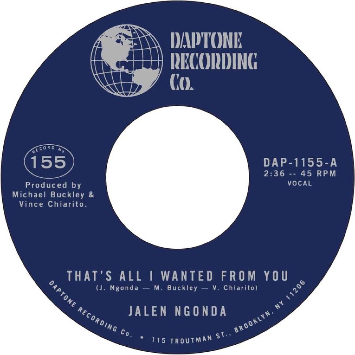 Jalen N'Gonda - That's All I Wanted From You / So Glad I Found You