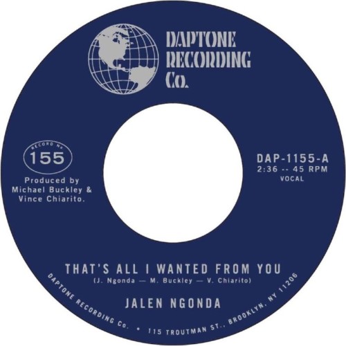 Jalen N'Gonda - That's All I Wanted From You / So Glad I Found You