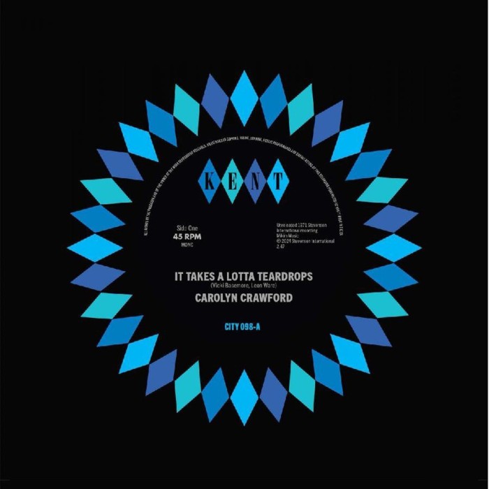 Carolyn Crawford & Hodges, James, Smith & Crawford - It Takes A Lotta Teardrops / I'm In Love