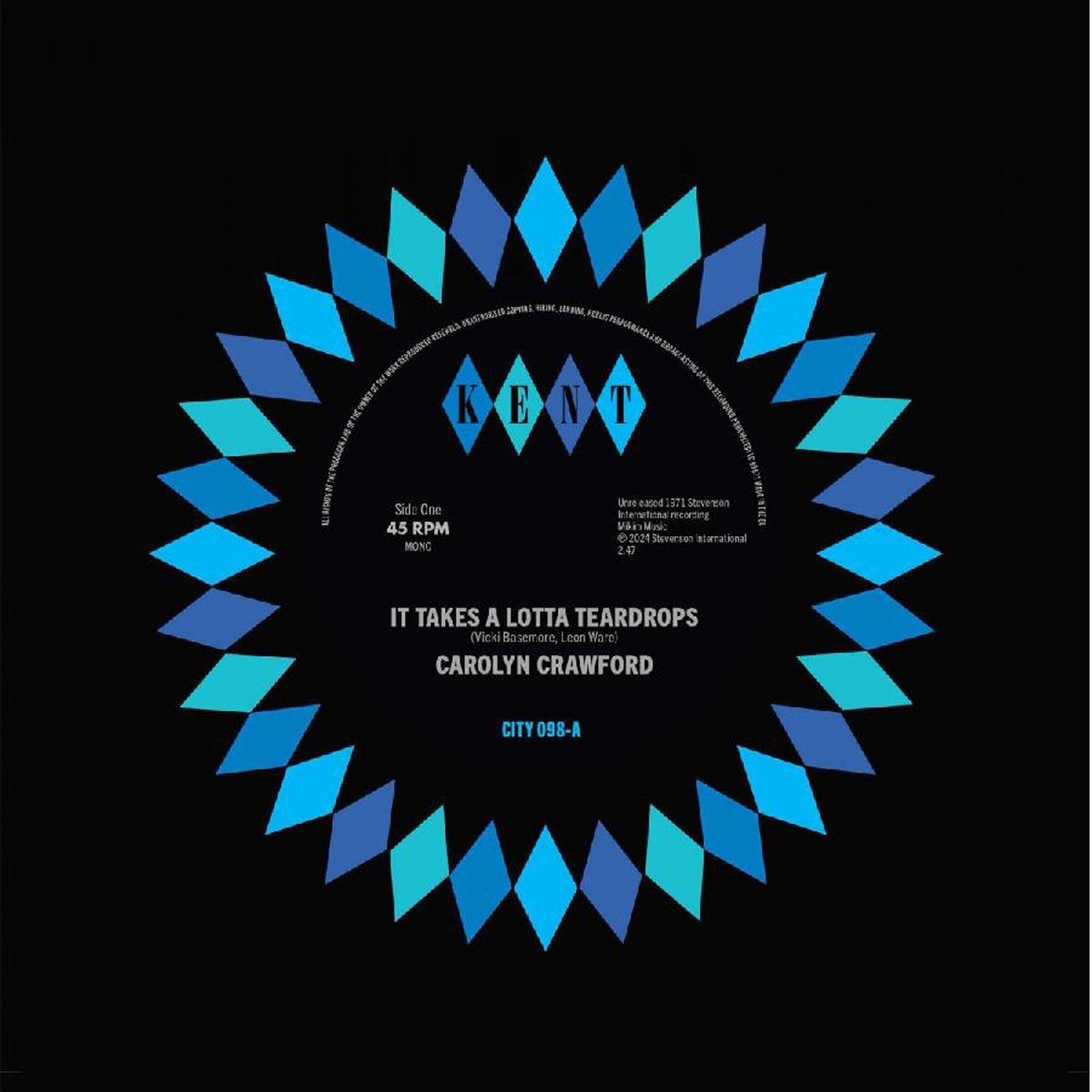 Carolyn Crawford & Hodges, James, Smith & Crawford - It Takes A Lotta Teardrops / I'm In Love