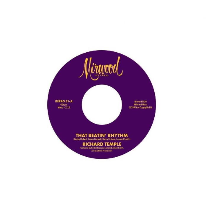 Richard Temple & Jimmy Conwell - That Beatin' Rhythm / Cigarette Ashes