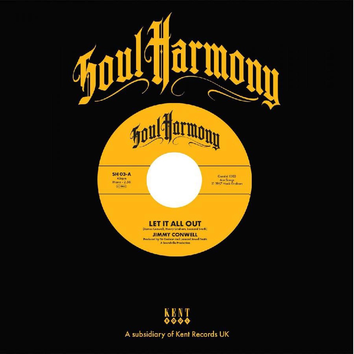 Jimmy Conwell & The Exits - Let It All Out / I'm So Glad