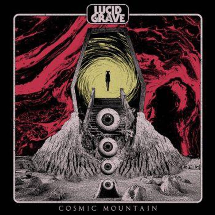Lucid Grave - Cosmic Mountain (Transparent Red Splatter Black Vinyl)
