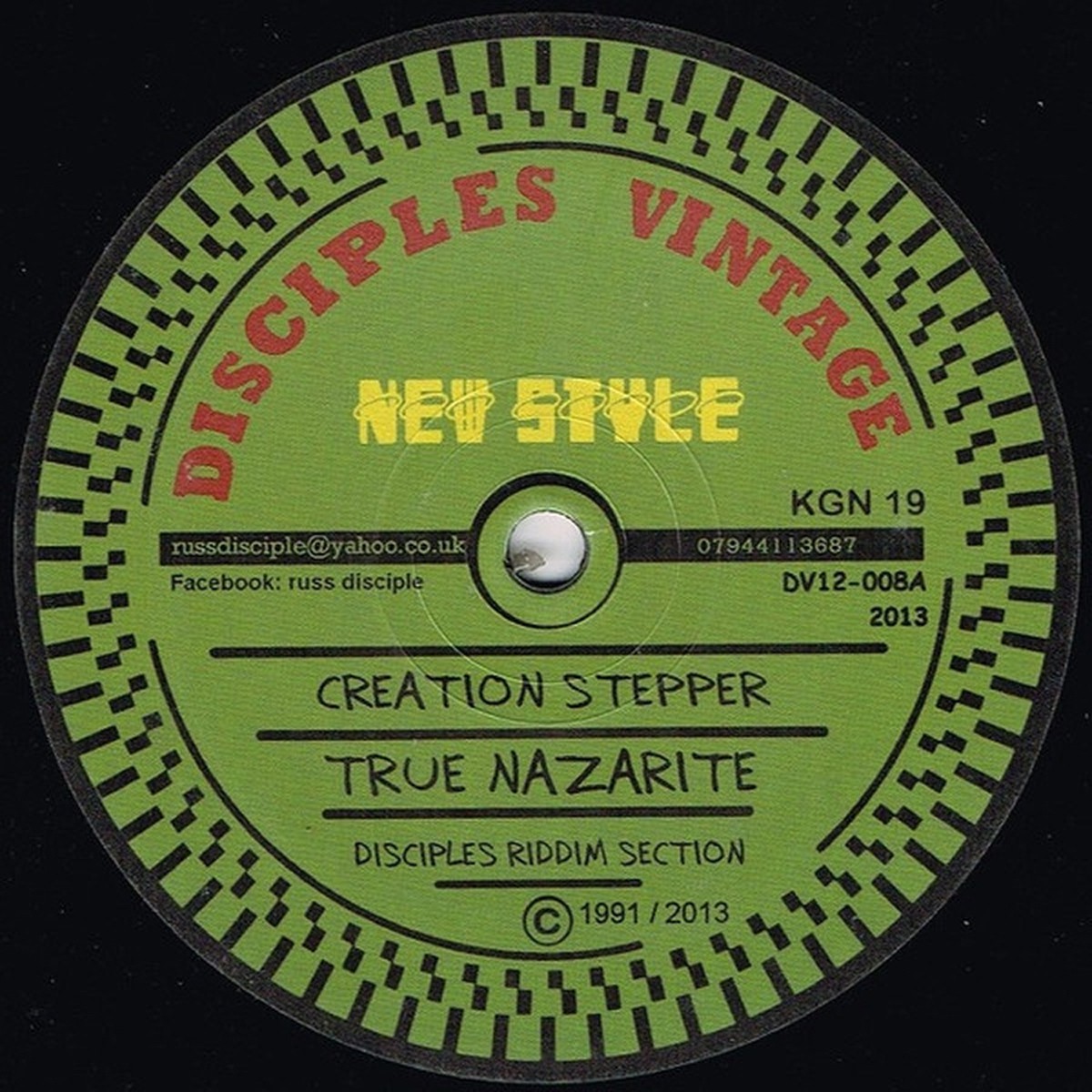 Creation Stepper & Disciples Riddim Section - True Nazarite