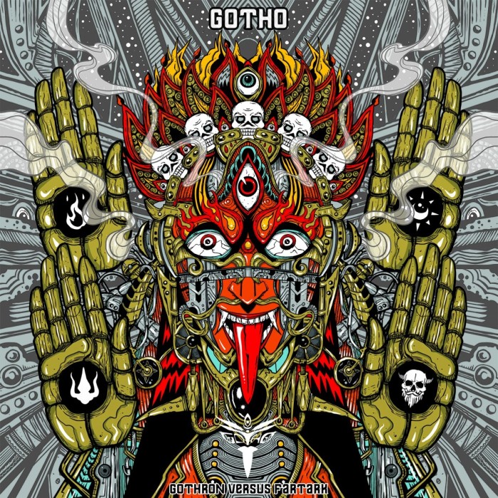 Gotho - Gotho Versus Fartark (Smoke Red And Black Vinyl)