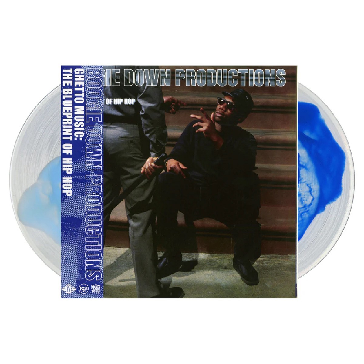 Boogie Down Productions - Ghetto Music: The Blueprint Of Hip Hop (Blue Ink-In-Clear Colored Vinyl)
