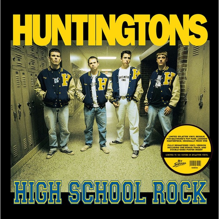 The Huntingtons - High School Rock (Splatter Vinyl)