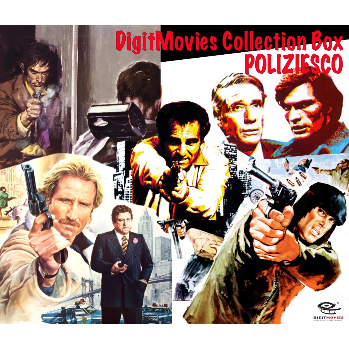 Luciano Michelini & Franco Micalizzi - Digitmovies Collection Box - Poliziesco - 5 Cd Box Slipcase