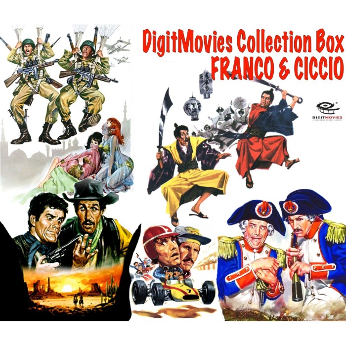 Francesco De Masi & Luis Bacalov... - Franco & Ciccio - 5 Cd Box Slipcase