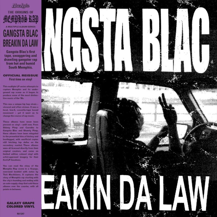Gangsta Blac - Breakin Da Law (Galaxy Grape Vinyl)