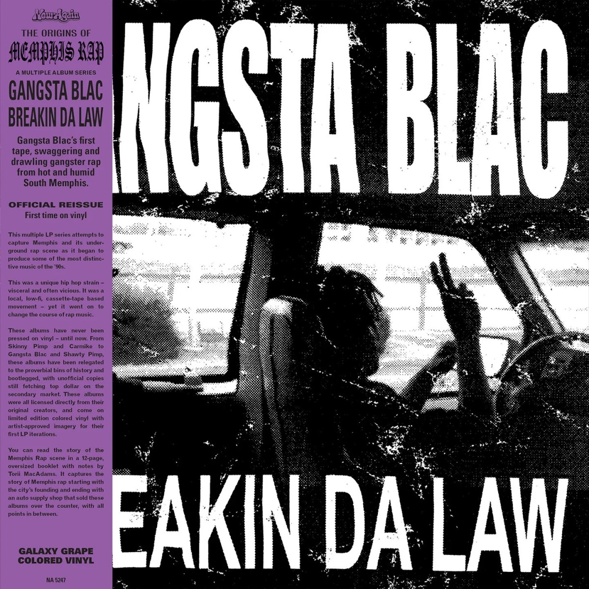Gangsta Blac - Breakin Da Law (Galaxy Grape Vinyl)