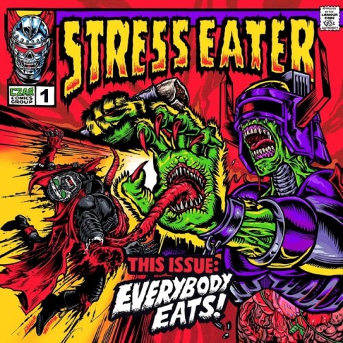 Stress Eater - Everybody Eats! (Clear Red Wave Vinyl)
