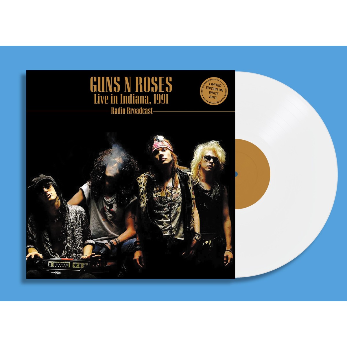 Guns N' Roses - Live In Indiana, 1991 - Radio Broadcast (White Vinyl)