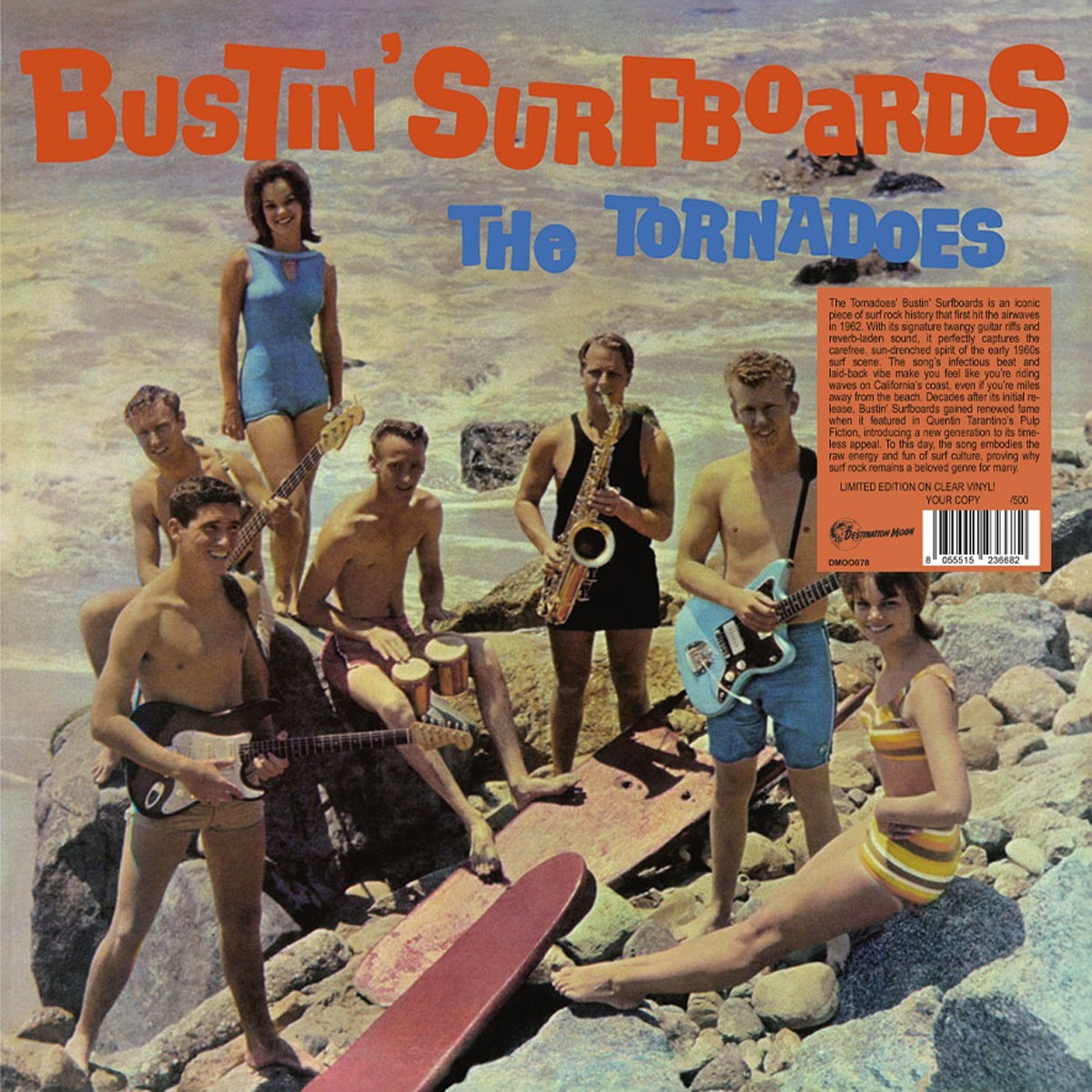 Tornadoes - Bustin' Surfboards (Clear Vinyl)