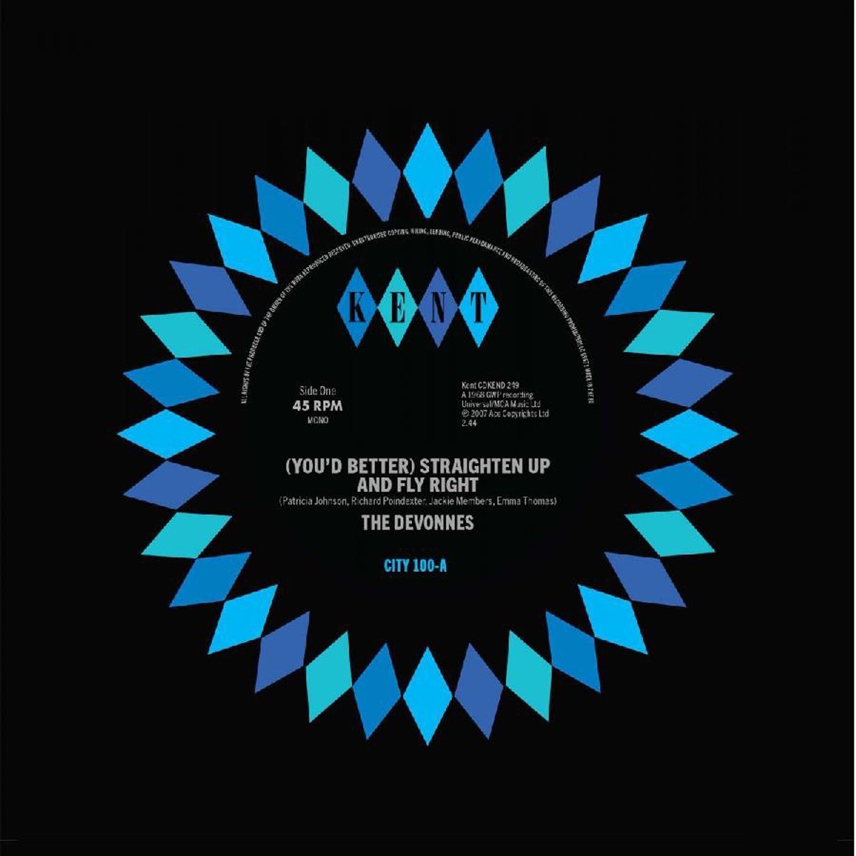 The Devonnes - (You'd Better) Straighten Up And Fly Right / Doin' The Gittin' Up