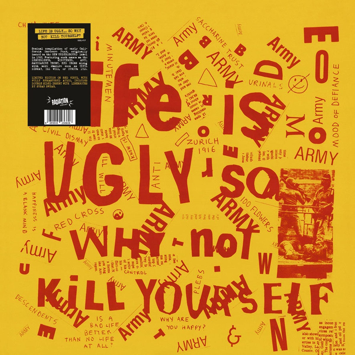Various Artists - Life Is Ugly So Why Not Kill Yoursel (Red Vinyl)