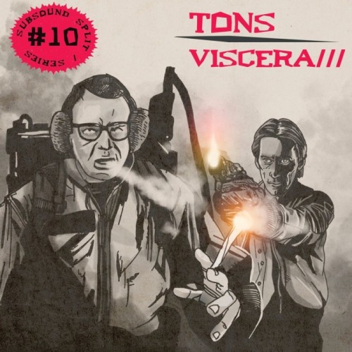 Tons-Viscera - Subsound Split Series 10 (Twister White Red)
