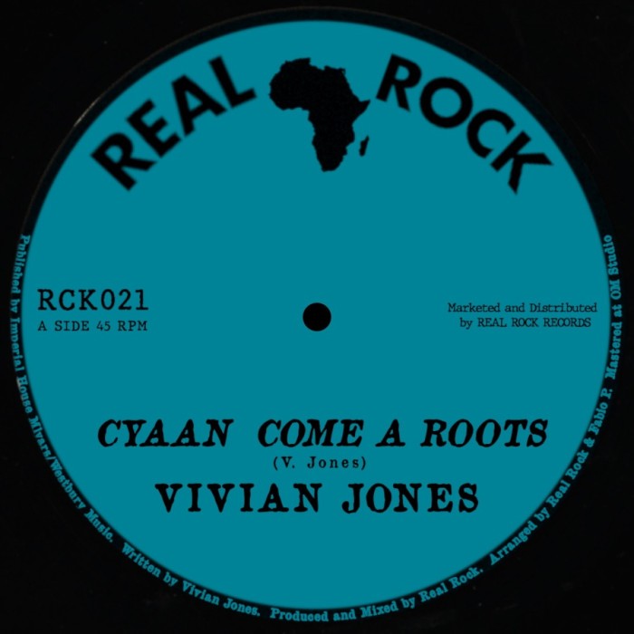 Vivian Jones - Cyaan Come A Roots / Real Rock Rhythm Section - Hornsman Style