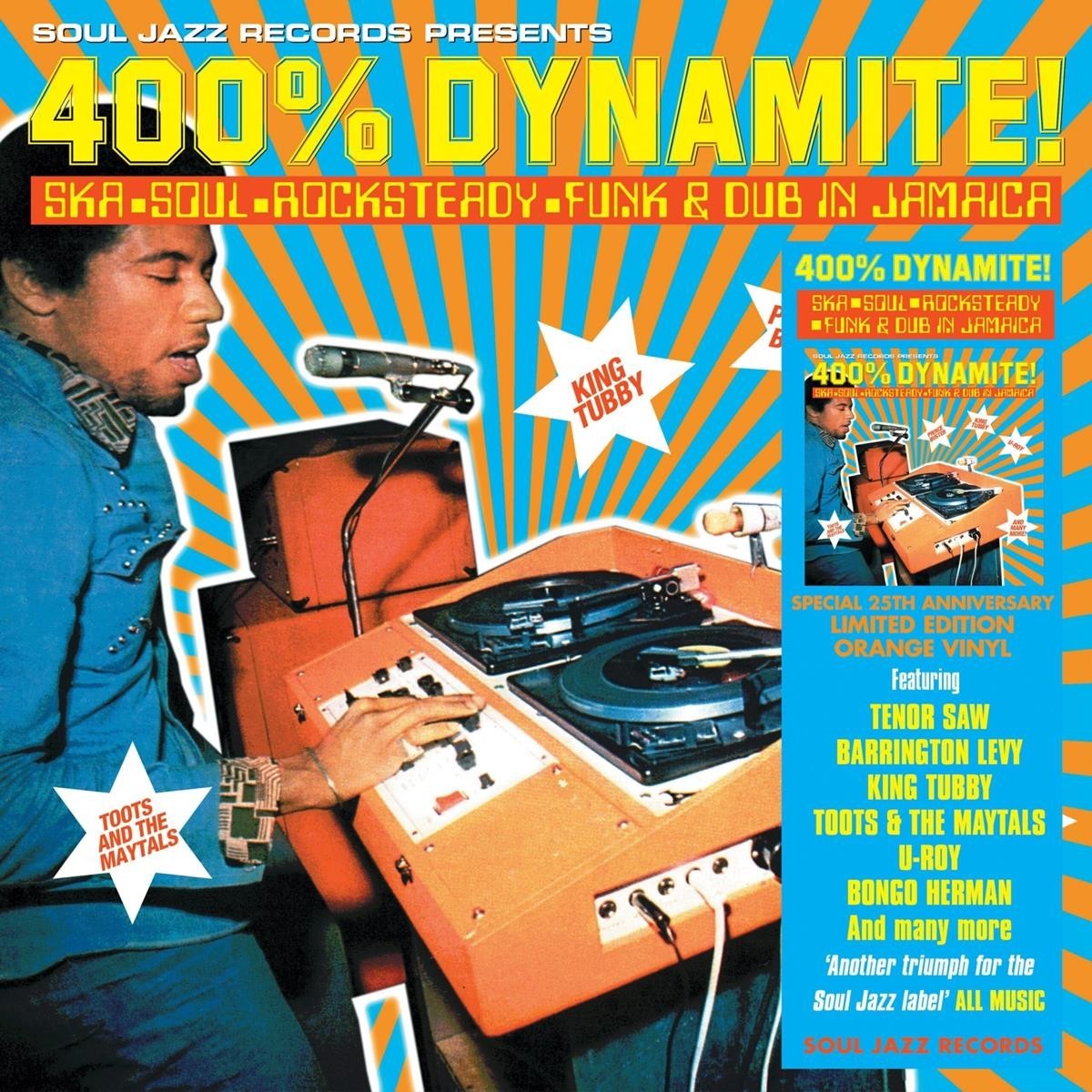 Various Artists - 400% Dynamite! Ska, Soul, Rocksteady, Funk And Dub In Jamaica (Orange Vinyl)