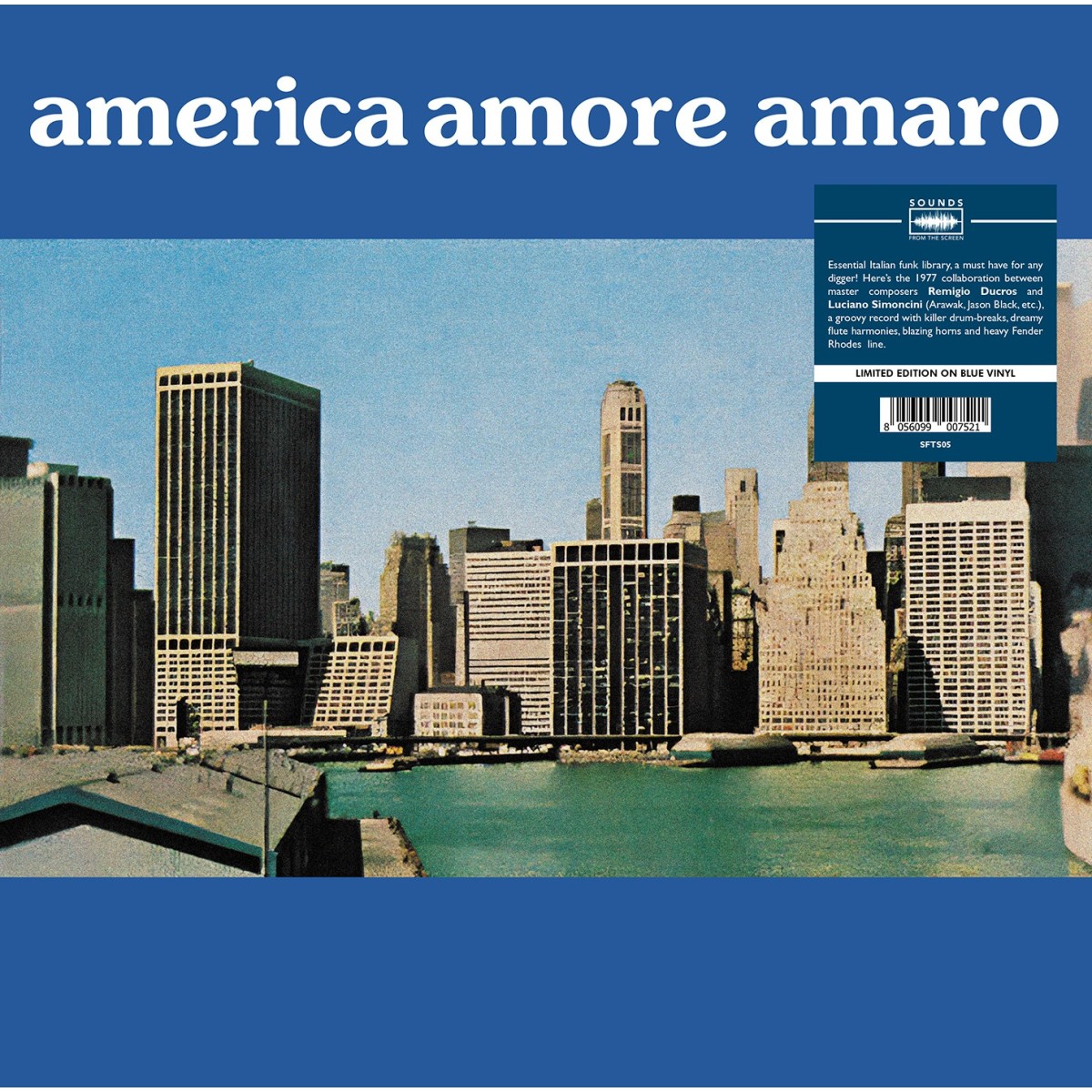 R. Ducros & L. Simoncini - America Amore Amaro (Blue Vinyl)