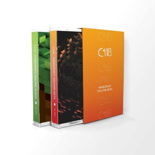 C418 - Minecraft Volume Alpha (Green Sonic Opaque / White Ink Cassette)
