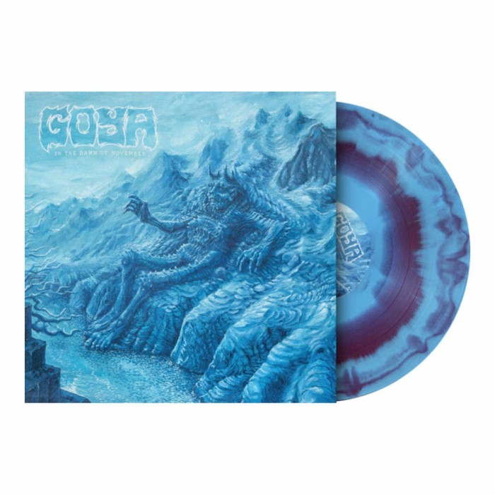 Goya - In The Dawn Of November (Sky Blue And Burgundy Color Merge Vinyl)