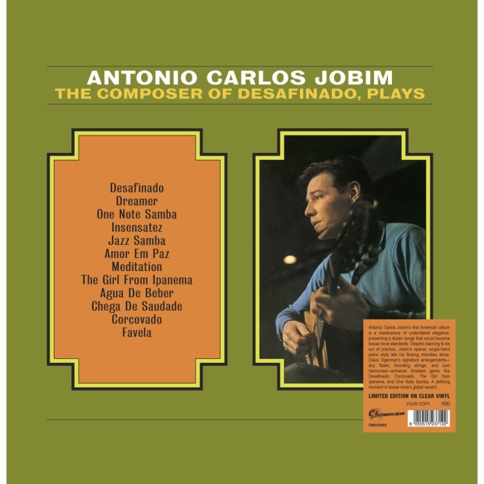 Antônio Carlos Jobim - Composer Of Desafinado, Plays (Clear Vinyl)